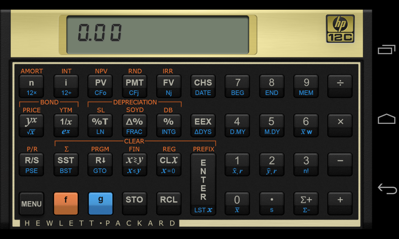 12C Financial Calculator 2.4 Download
